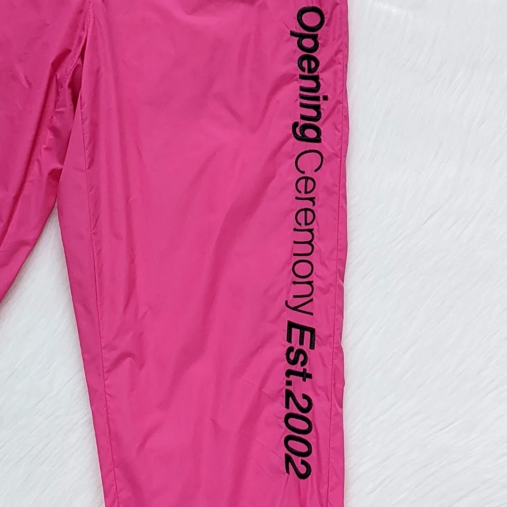 Opening Ceremony Ltd. Edition Pink Track Pants Spell Out Logo Wind Pants XS - Picture 5 of 16